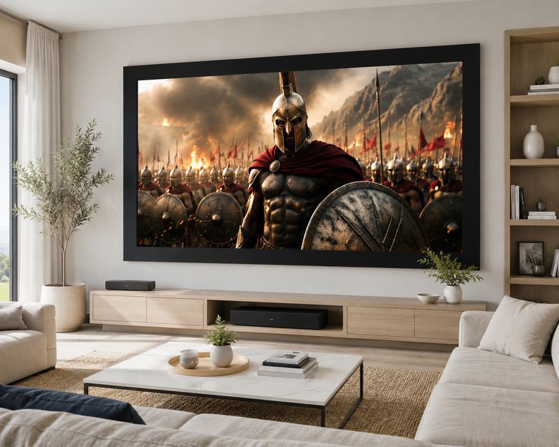 Novo Pixel Fixed Frame Screen 133 inch