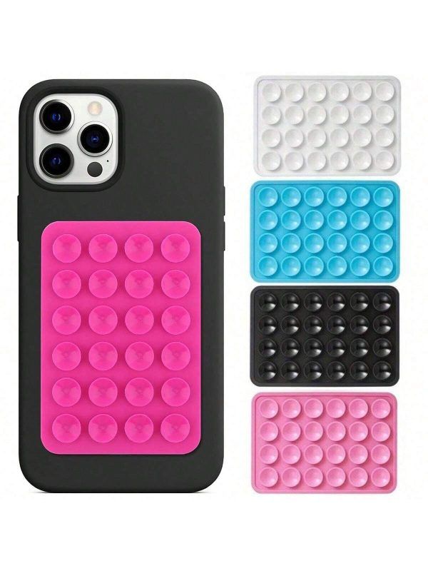 Double Sided Suction Cups Cell Phone Holder Universal Bubble Gripper Silicone Pad