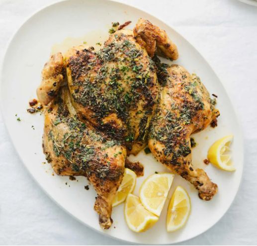 Lemon Rosemary -Marinated Spatchcock Spring Chicken (800g)