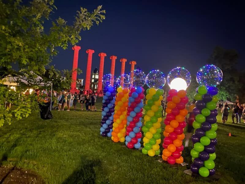 Spiral Balloon Column