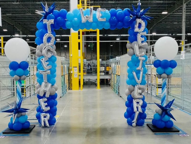 Squared Balloon Arch