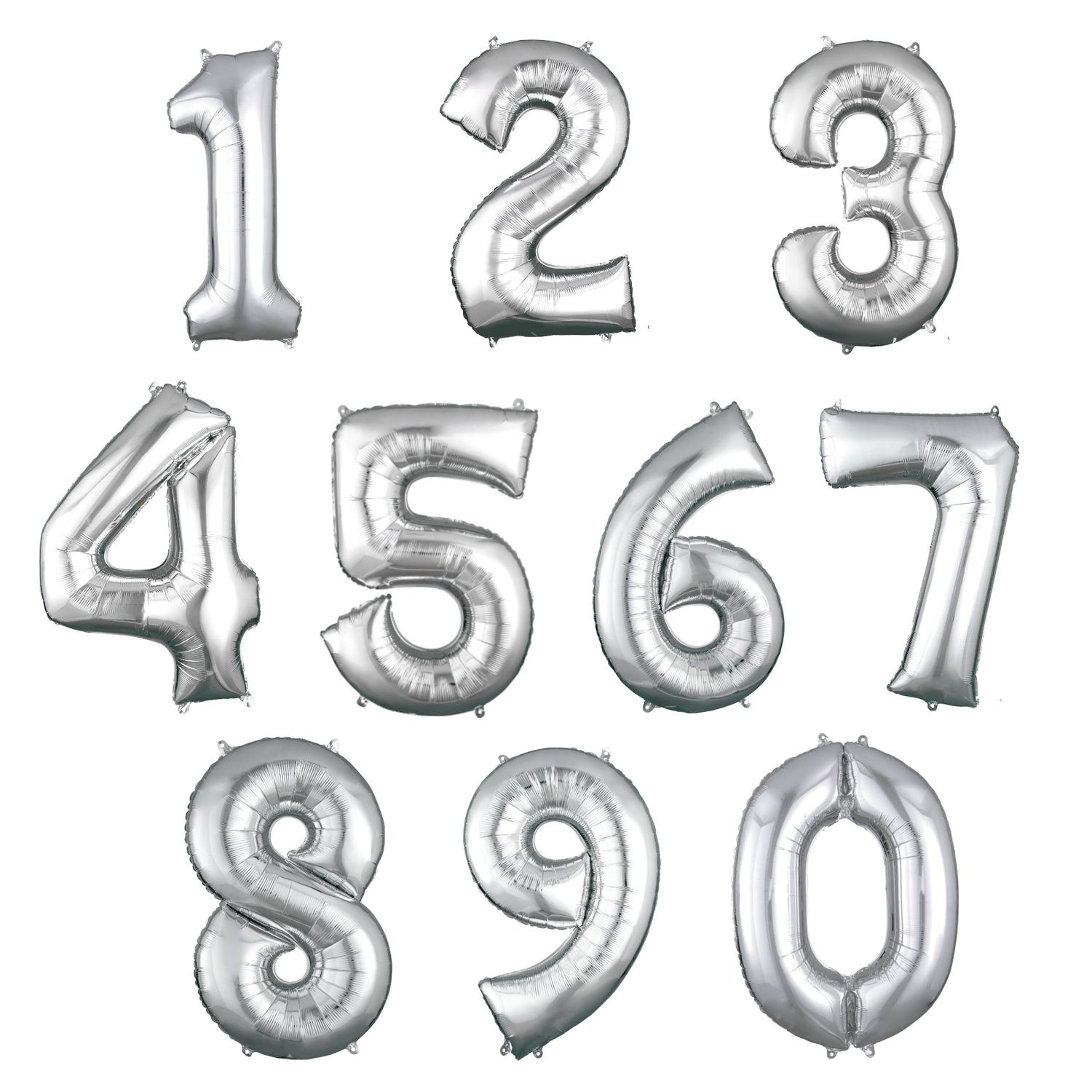 Silver Mylar Helium Number