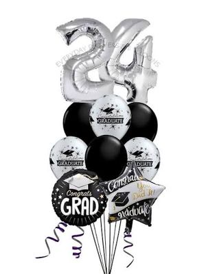 Double Number Grad Bouquet