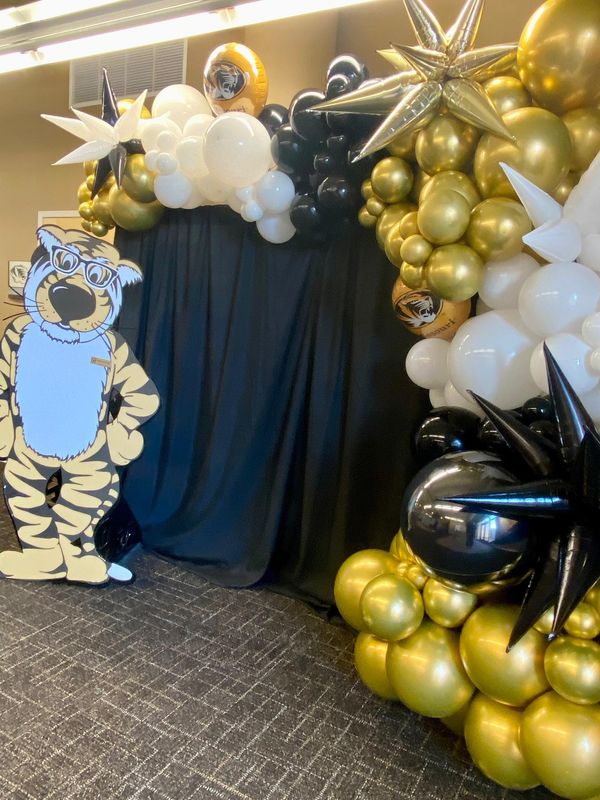 MIZZOU 16 ft Organic Balloon Garland
