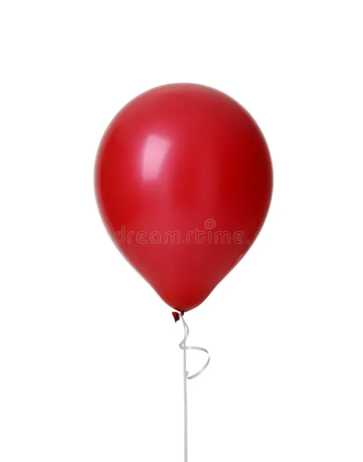 Single Latex Helium Balloon