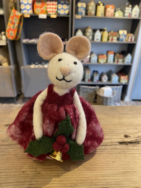 Sjaal Met Verhaal Muis Met Holly Berry
