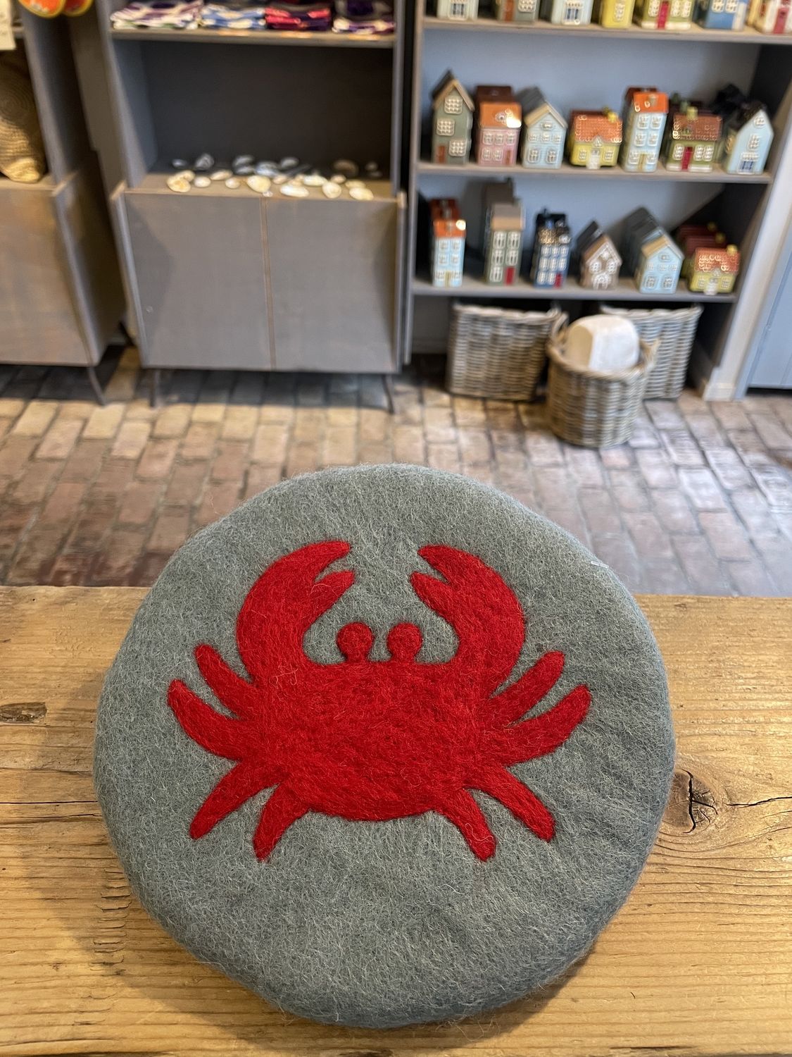Sjaal Met Verhaal Onderzetter Krab