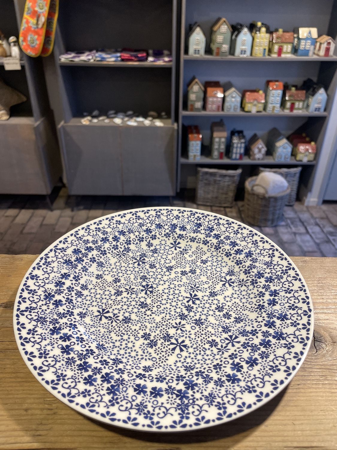 Bunzlau Castle Melamine Bord Indigo Lace