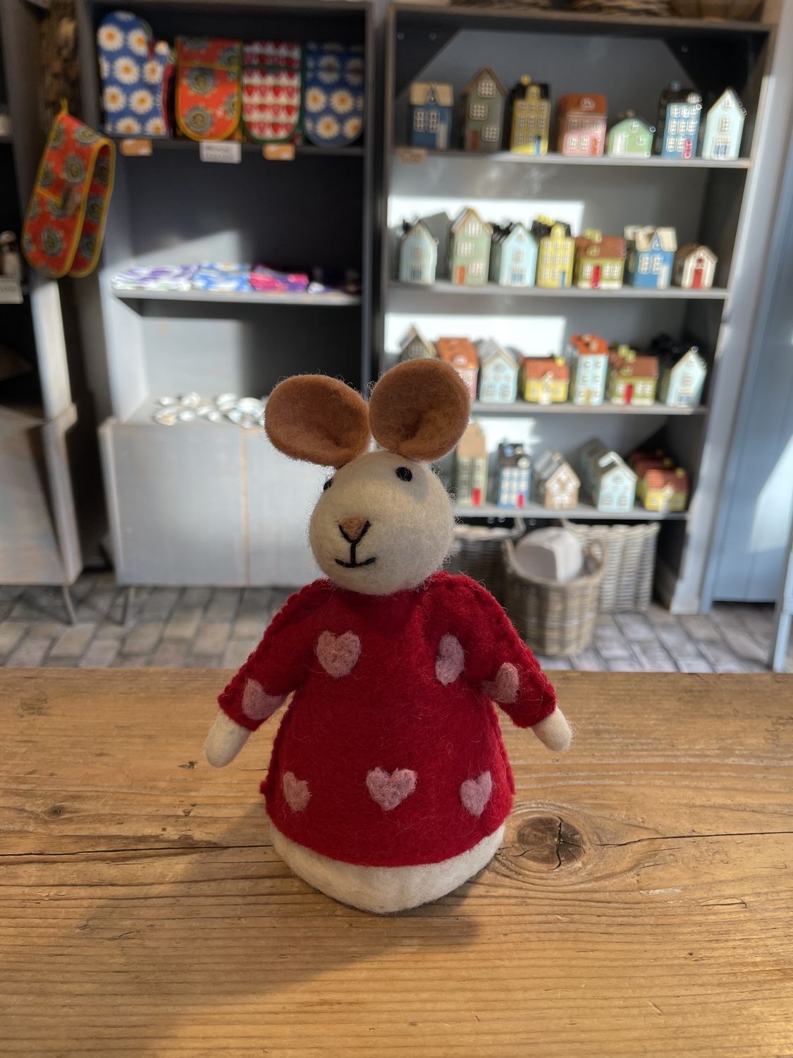 Sjaal Met Verhaal Sweetheart Rood Muis