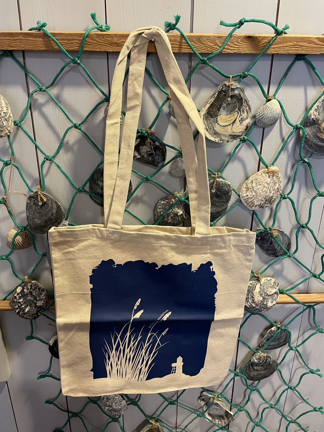 Vlieland Tas Helmgras Met Vuurtoren