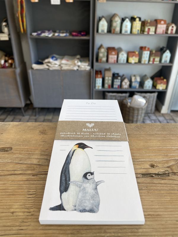 MALUU Notitieblok Pinguïns
