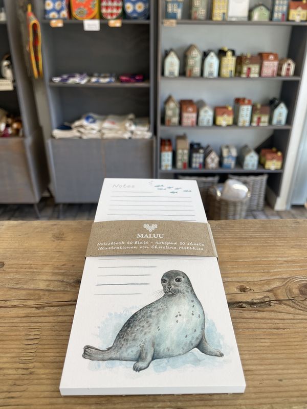 MALUU Notitieblok Zeehond Liggend
