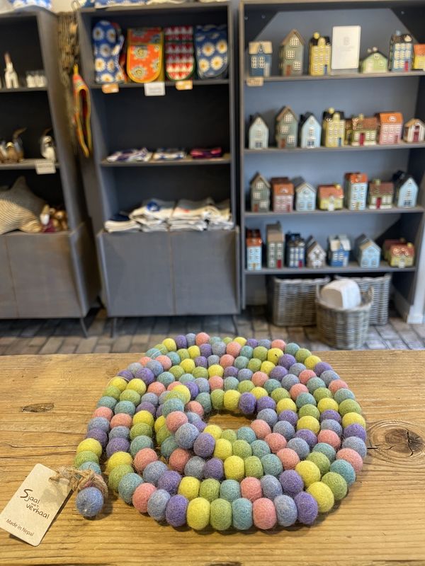 Sjaal Met Verhaal Viltslinger Pastel