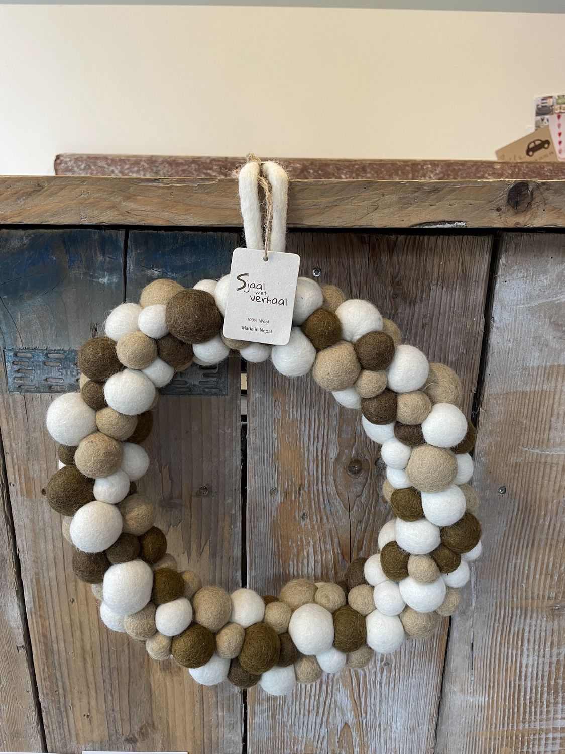 Sjaal Met Verhaal Krans Mistletoe