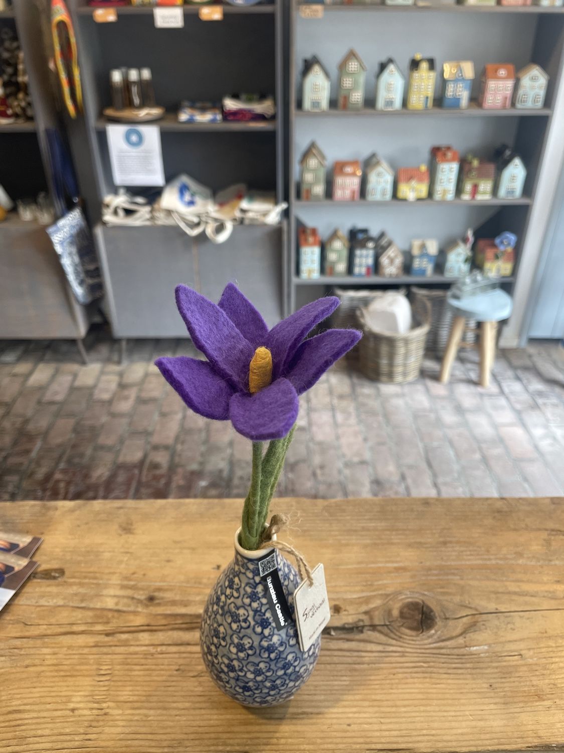 Sjaal Met Verhaal Krokus Paars