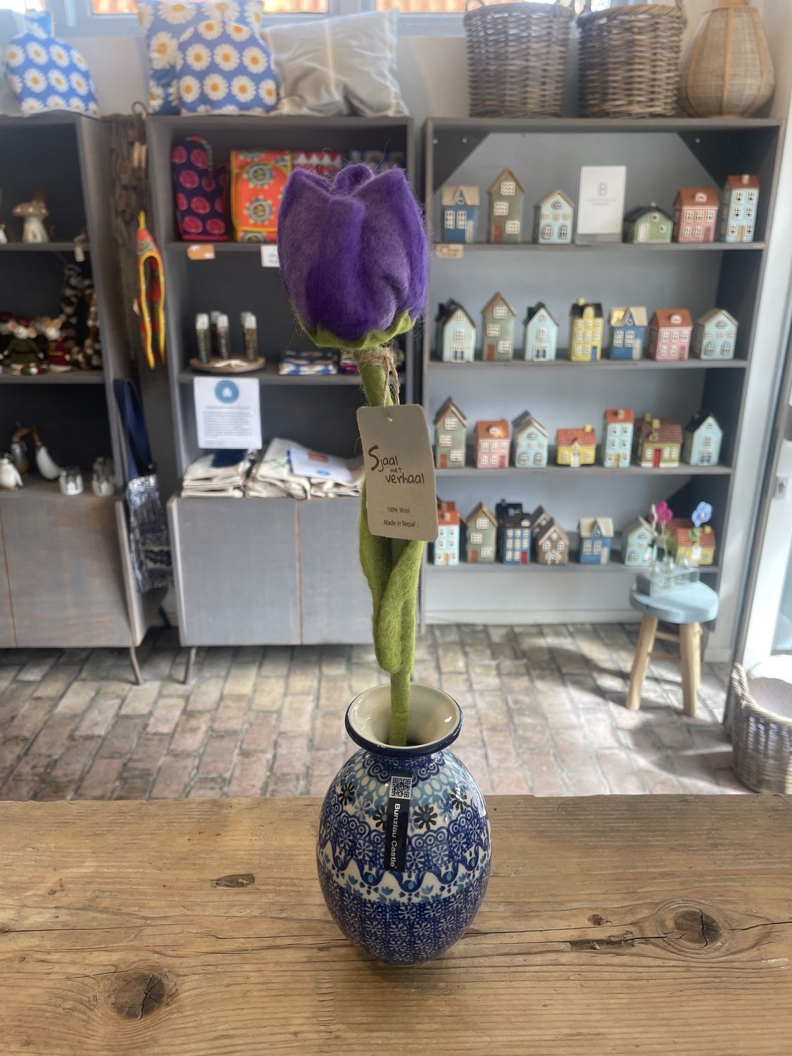 Sjaal Met Verhaal Tulp Paars