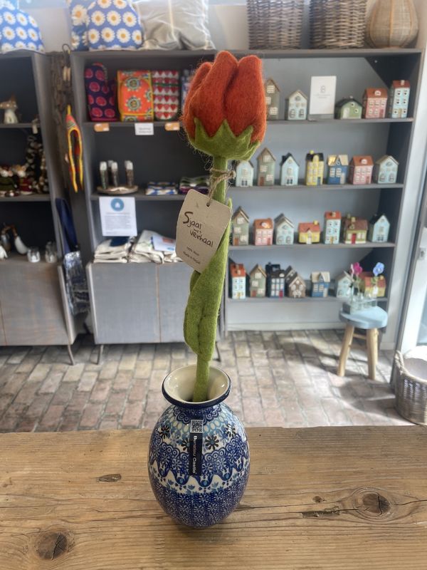 Sjaal Met Verhaal Tulp Oranje