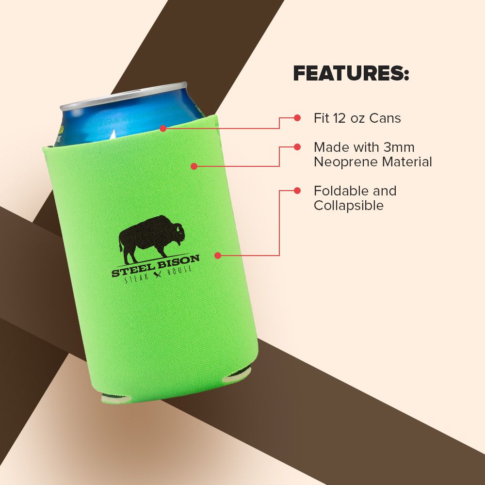 Neoprene Collapsible Can Coolers