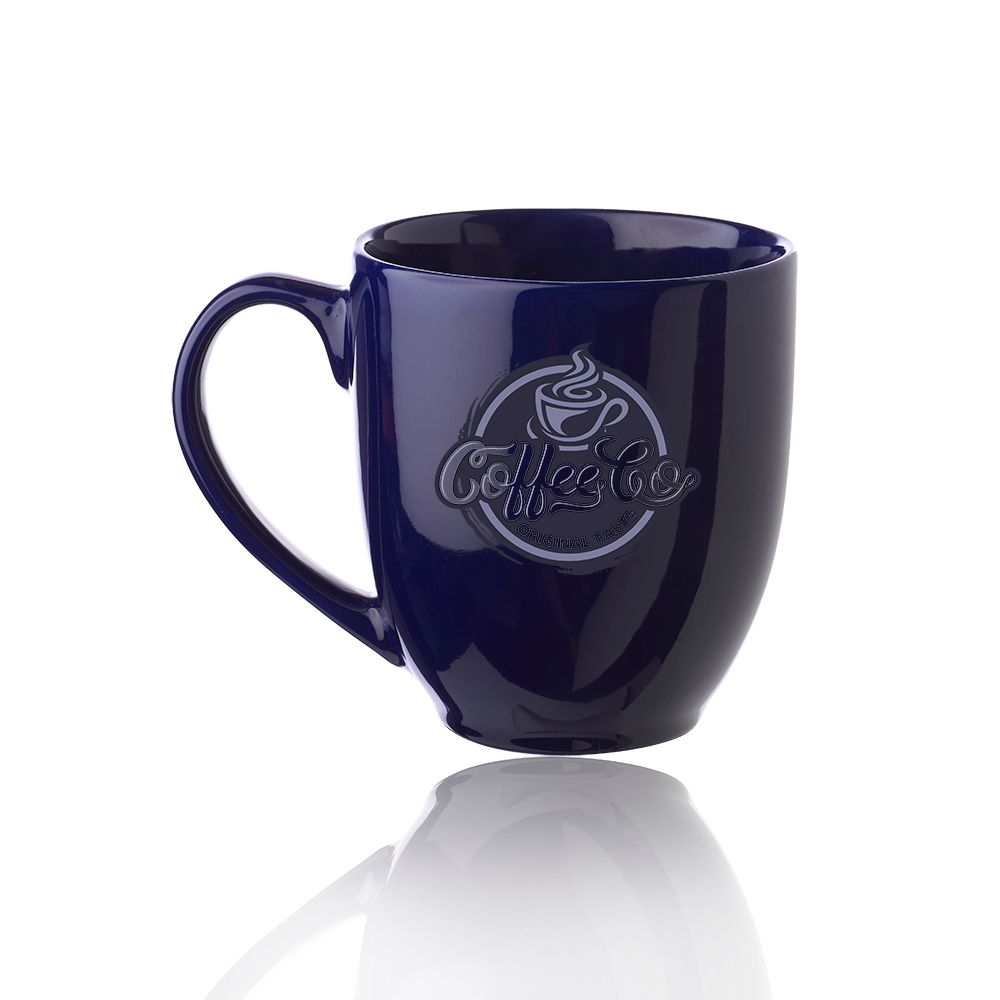16 oz. Bistro Glossy Personalized Coffee Mugs