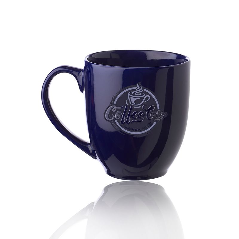 16 oz. Bistro Glossy Personalized Coffee Mugs