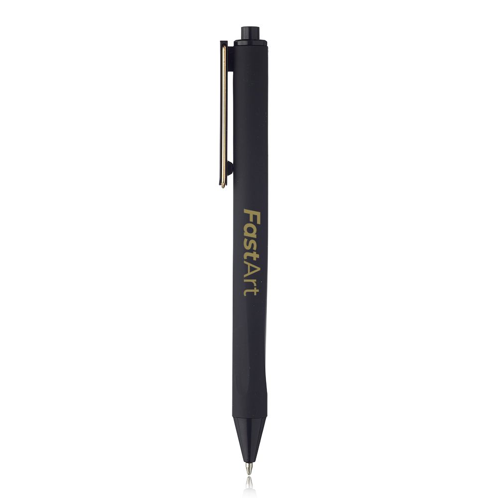 Matte Soft Rubber Coated Ballpoint Pens