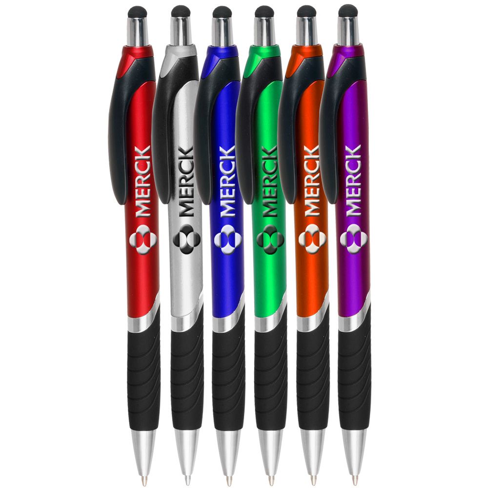 Plastic Pens with Screen Touch Stylus