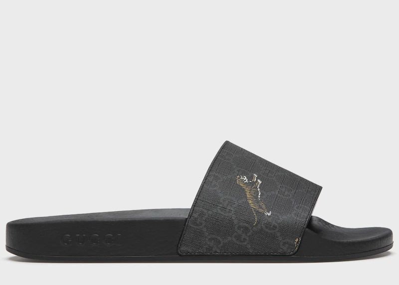 Gucci Slide GG Supreme Tigers • New