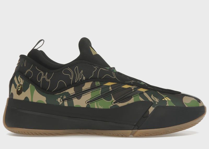 adidas Dame 9 Bape Black Green • New