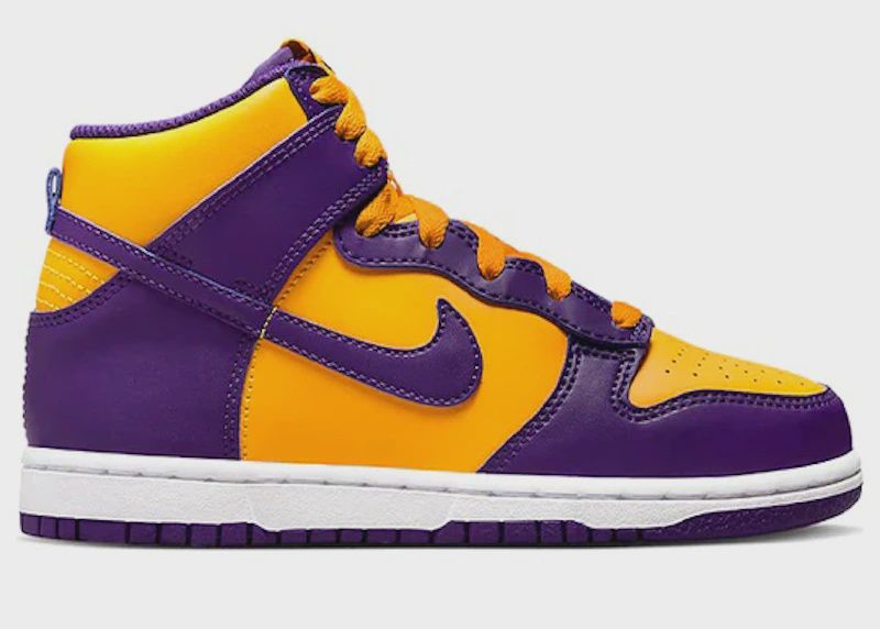 Nike Dunk High Lakers • Pre-Owned