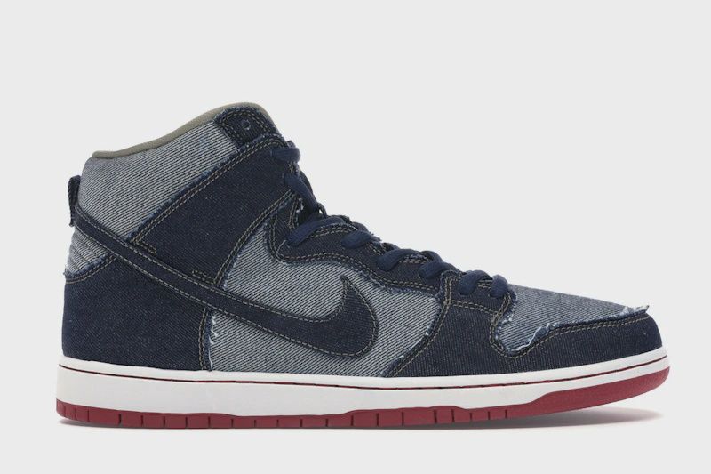Nike SB Dunk High Reese Forbes Denim • New