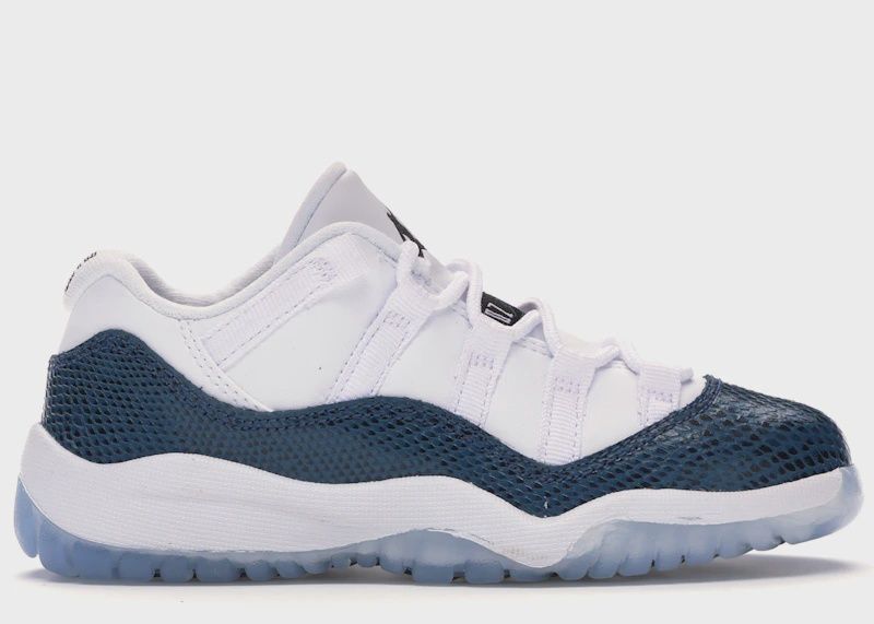 Jordan 11 Retro Low Snake Navy (2019) (GS) • Pre-Owned