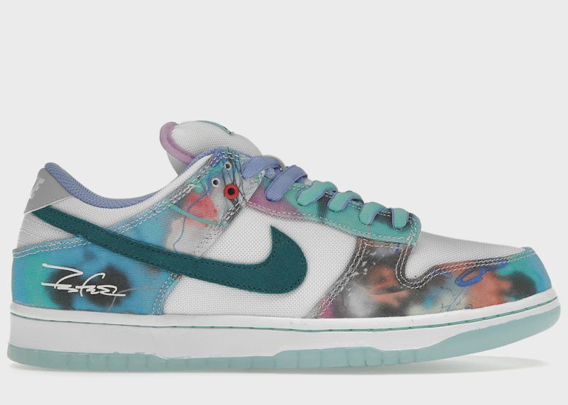 Nike Sb Dunk Low Futura Laboratories Bleached Aqua • New