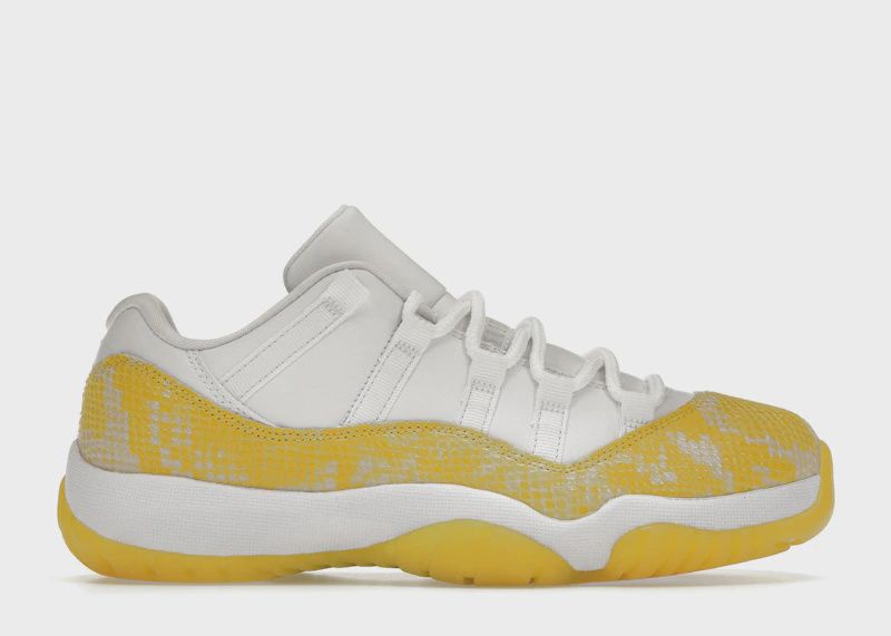 Jordan 11 Retro Low Yellow Snakeskin (W) • New