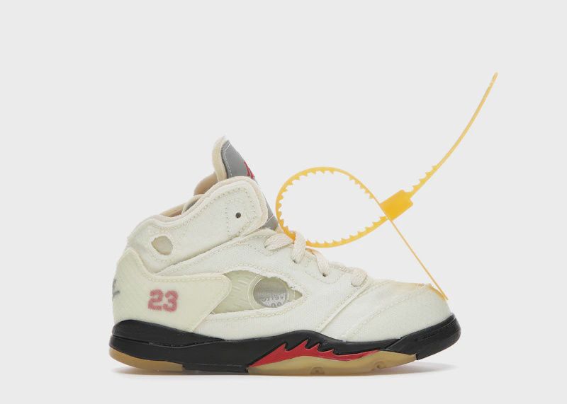 Jordan 5 Retro Off-White Sail (TD) • New