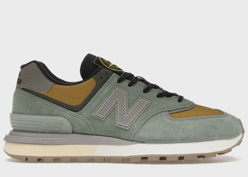 New Balance 574 Legacy Stone Island Light Green • New