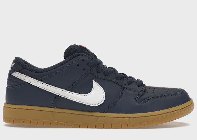 Nike Sb Dunk Low Navy Gum • New