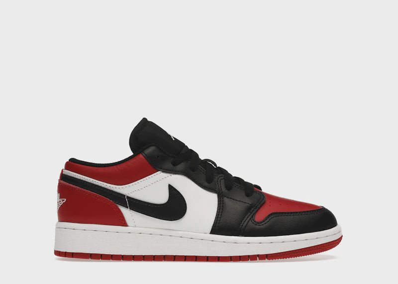 Jordan 1 Low Bred Toe (GS) • New