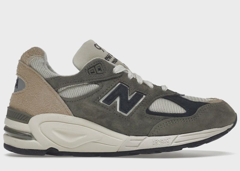 New Balance 990v2 MiUSA Grey Tan • Pre-Owned