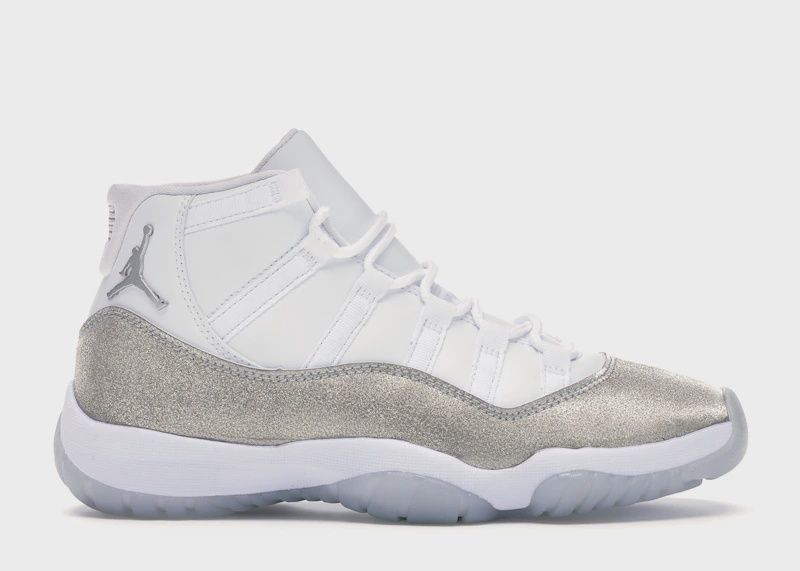 Jordan 11 Retro White Metallic Silver (W) • Pre-Owned