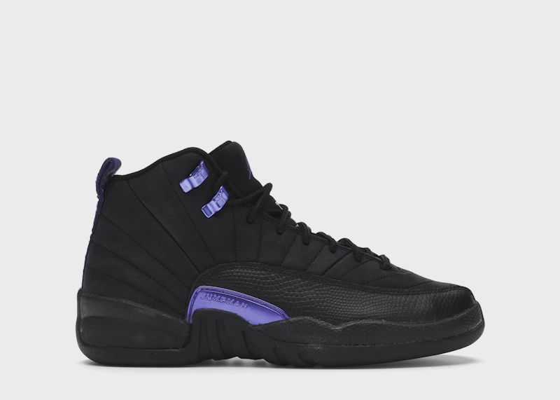 Jordan 12 Retro Black Dark Concord (GS) • New