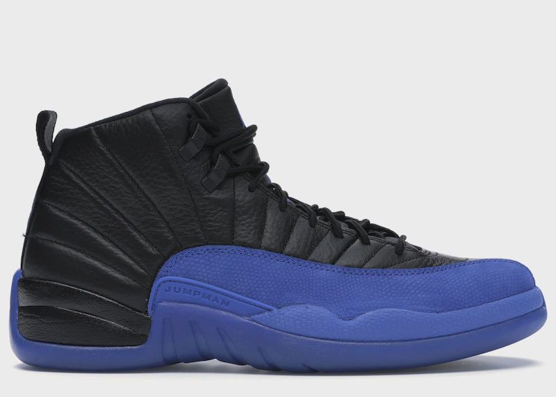 Jordan 12 Retro Black Game Royal • Pre-Owned