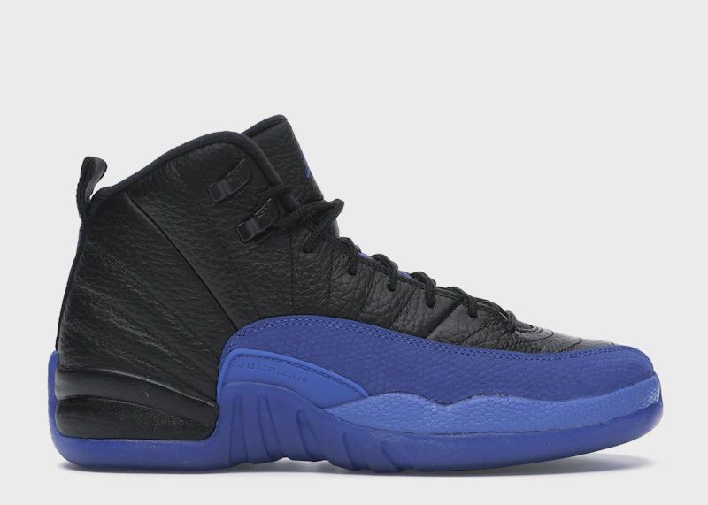 Jordan 12 Retro Black Game Royal • New
