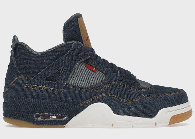 Jordan 4 Retro Levi&#39;s Denim (Blank Tag) • Pre-Owned