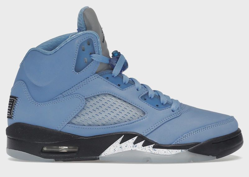 Jordan 5 Retro Unc University Blue • New