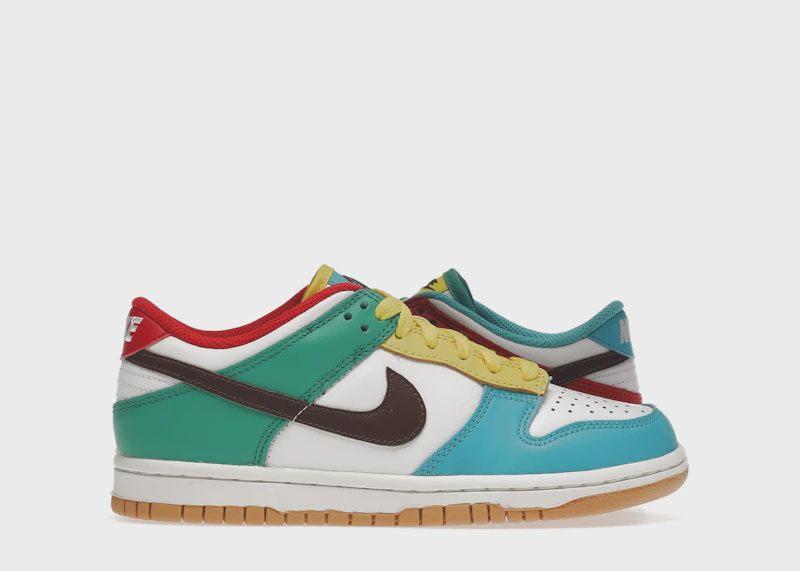 Nike Dunk Low Free 99 White (GS) • Pre-Owned