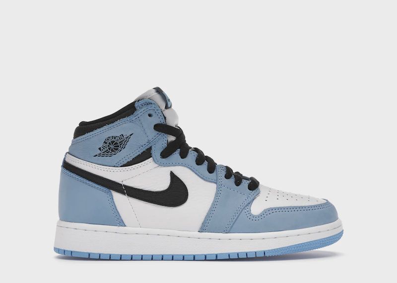 Jordan 1 Retro High White University Blue Black • New