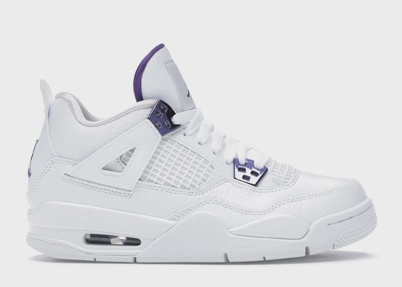 Jordan 4 Retro Metallic Purple • New