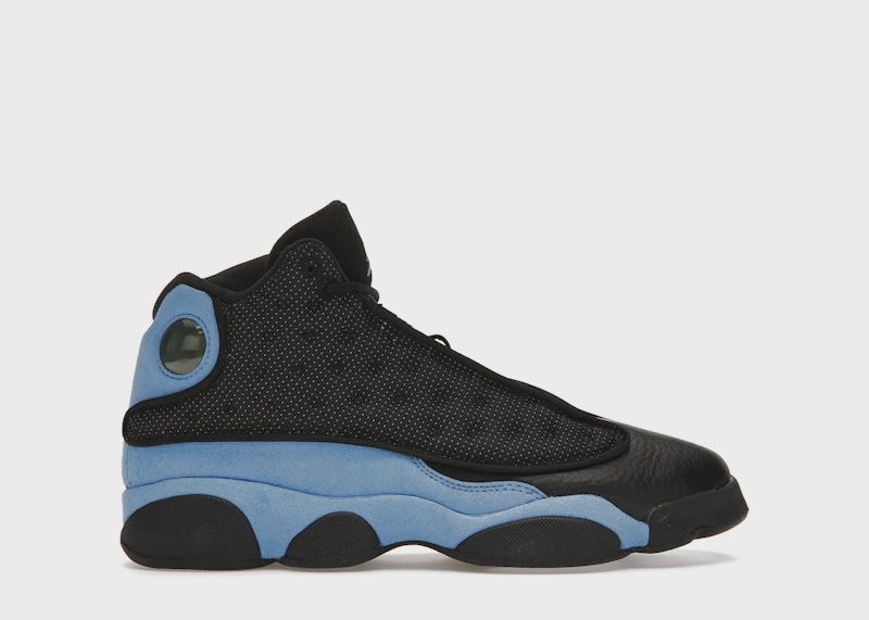 Jordan 13 Retro Black University Blue • New