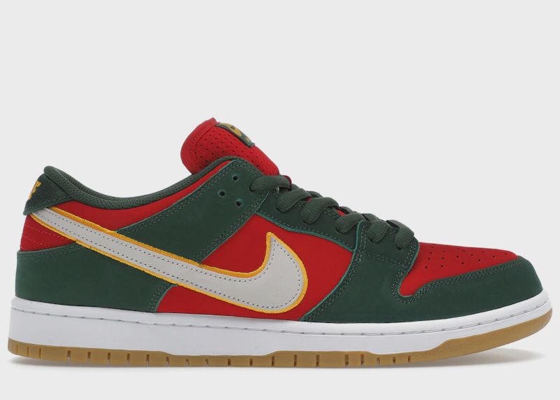 Nike SB Dunk Low Pro PRM Seattle Supersonics • New