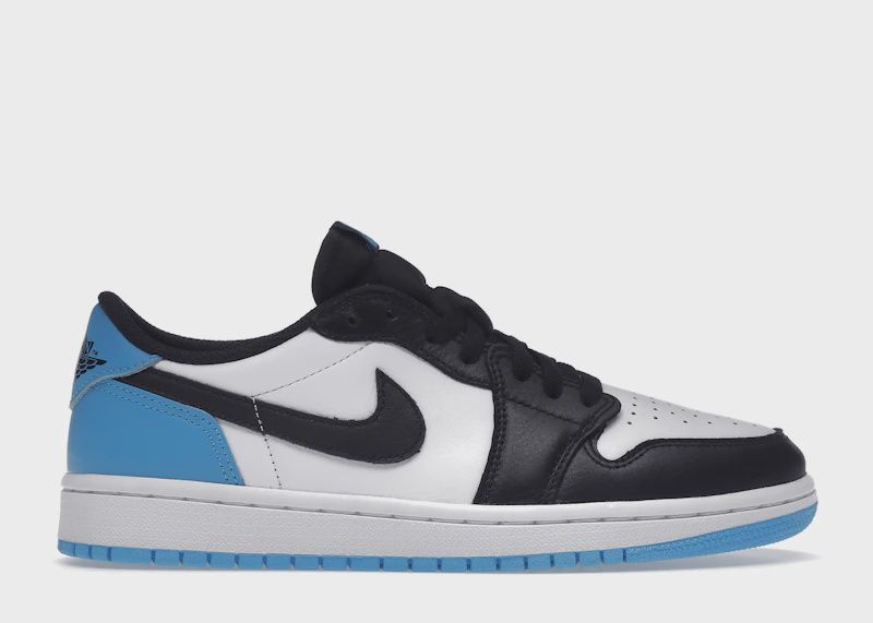 Jordan 1 Low Black Dark Powder Blue (W) • New